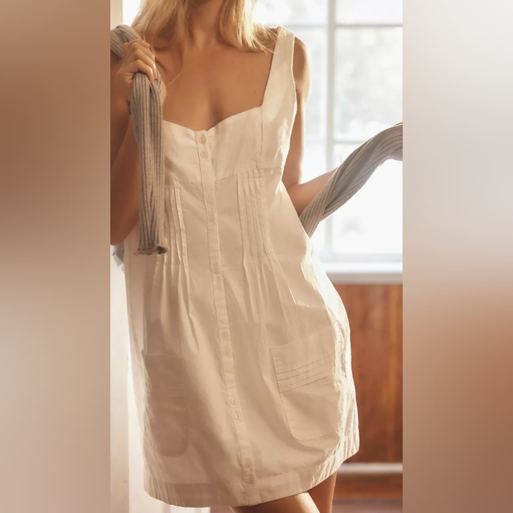 Anthropologie Pintuck Pajama Mini